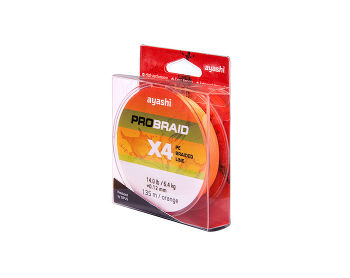 Ayashi PRO BRAID-X4 (orange) d-0,10mm (135м)